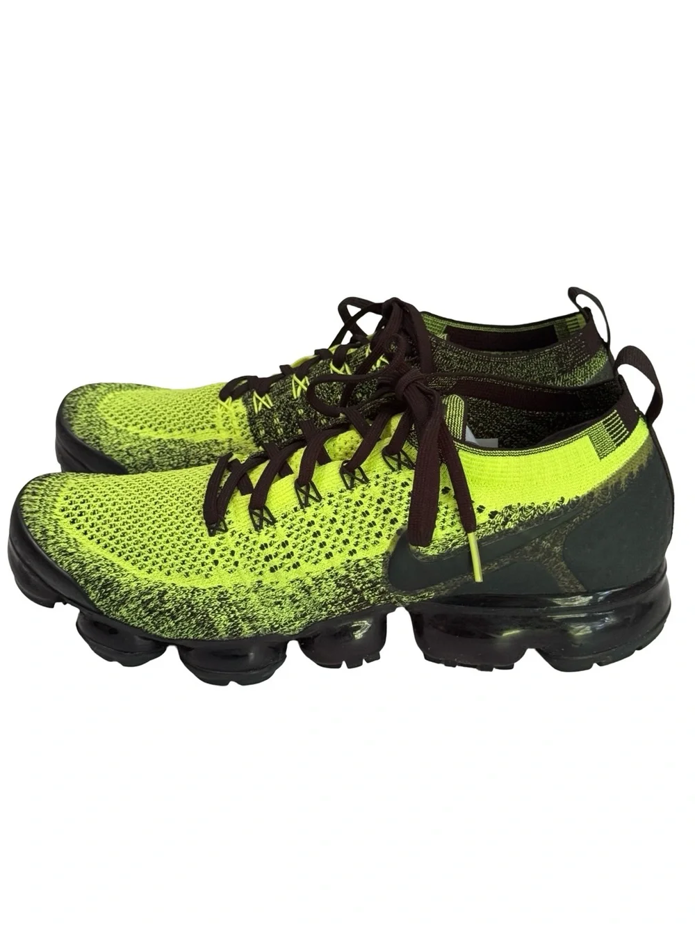Nike Air Vapormax Flyknit 2 Volt Black 9.5